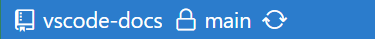 git status bar repo name